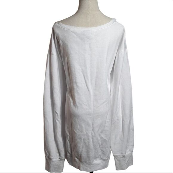 NFL New Orleans Saints White Sequin Sweatshirt - Picture 3 of 5